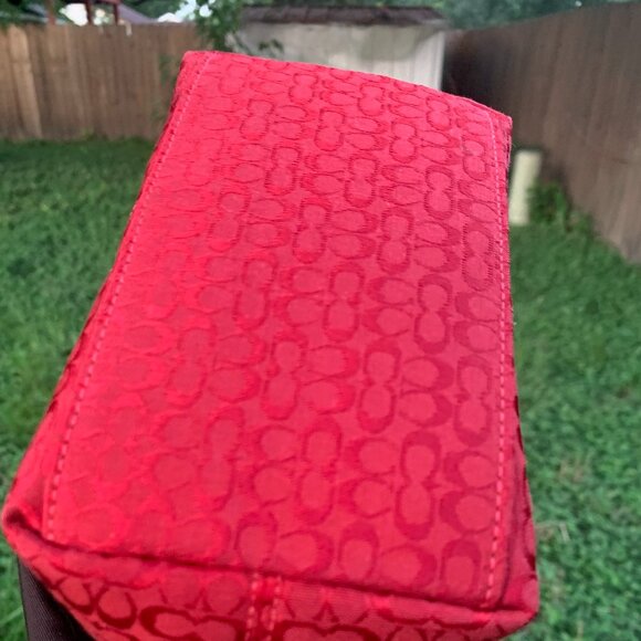 Coach Vintage Red Soho Hobo Bag - Picture 8 of 16